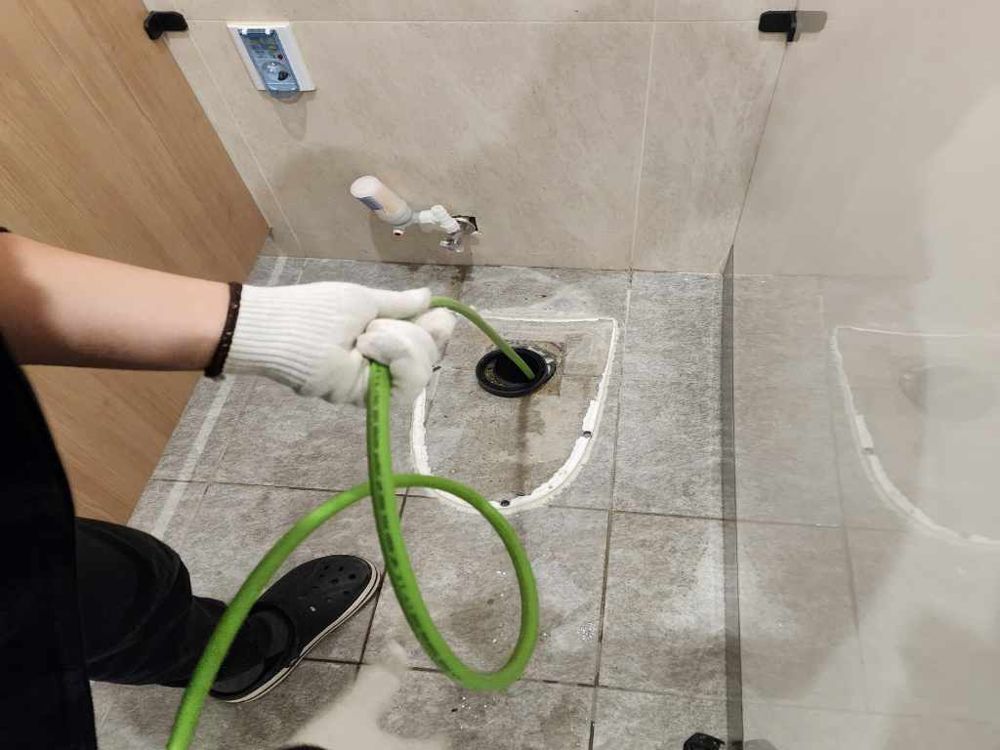 광적면 화장실 바닥 배수구 고압세척